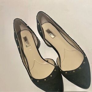 Jennifer Lopez Black Flats Sandal Size 10M